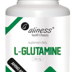 Aliness, L-Glutamine 100 Vege kaps wspomaga regenerację tkanek