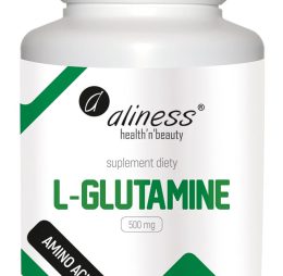 Aliness, L-Glutamine 100 Vege kaps wspomaga regenerację tkanek