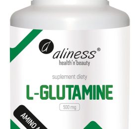 Aliness, L-Glutamine 100 Vege kaps wspomaga regenerację tkanek