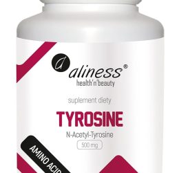 Aliness, Tyrosine N-Acetyl-Tyrosine 100 Kaps. polepsza zdolności koncentracji