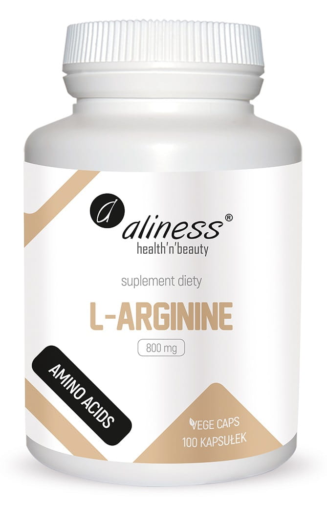 Aliness, L-Arginine 100  Kaps. utrzymanie zdrowych kości i tkanek