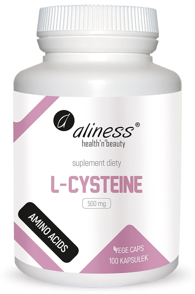 Aliness, L-Cysteine 100 Kaps. wspiera procesy neutralizacji toksyn