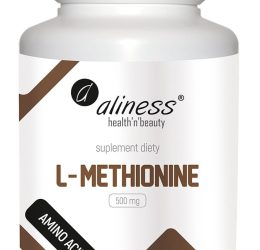 Aliness, L-Methionine 100 Kaps. wspomaga proces odtruwania organizmu