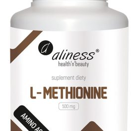 Aliness, L-Methionine 100 Kaps. wspomaga proces odtruwania organizmu