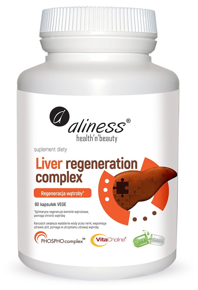 Aliness, Liver Regeneration Complex 90 Kaps. regeneracja wątroby