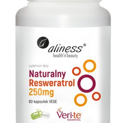 Aliness, Naturalny Resweratrol Veri-Te 250 mg 60 kaps.