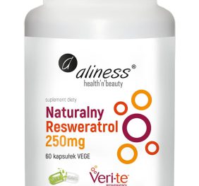 Aliness, Naturalny Resweratrol Veri-Te 250 mg 60 kaps.