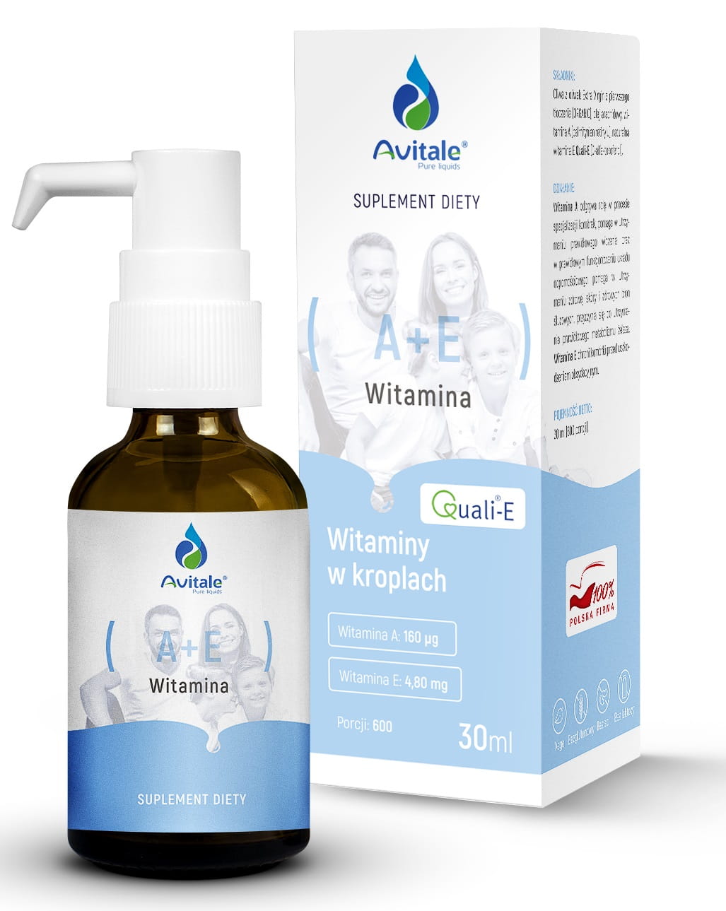 Avitale, Witamina A+E QualiE x 30 ml