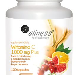 Aliness, Witamina C 1000mg PLUS, 100 vege kaps