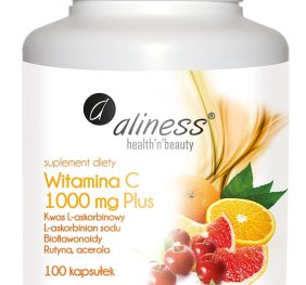 Aliness, Witamina C 1000mg PLUS, 100 vege kaps