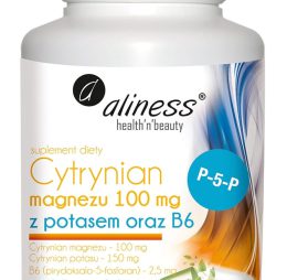 Aliness, Cytrynian Magnezu z Potasem oraz B6 100 vege kaps