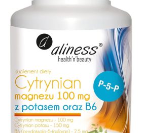 Aliness, Cytrynian Magnezu z Potasem oraz B6 100 vege kaps