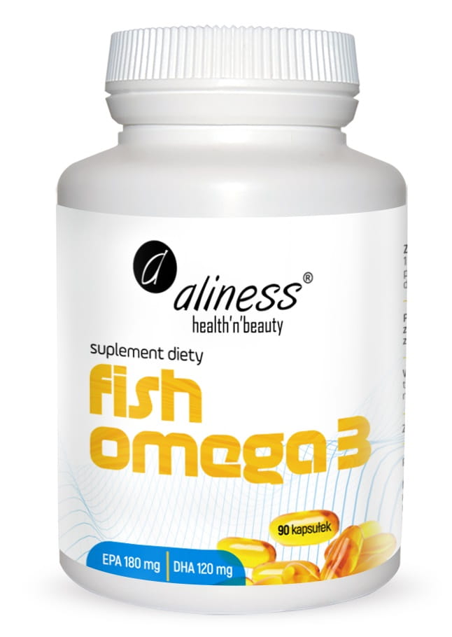 Aliness, Fish Omega 3 180/120mg, 90 kaps