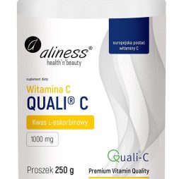 Aliness, Witamina Quali- C, 1000mg, 250g proszek