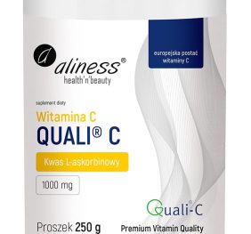 Aliness, Witamina Quali- C, 1000mg, 250g proszek