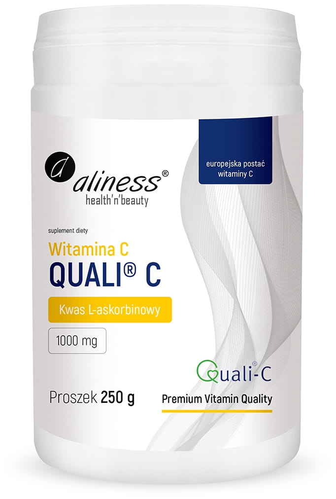 Aliness, Witamina Quali- C, 1000mg, 250g proszek