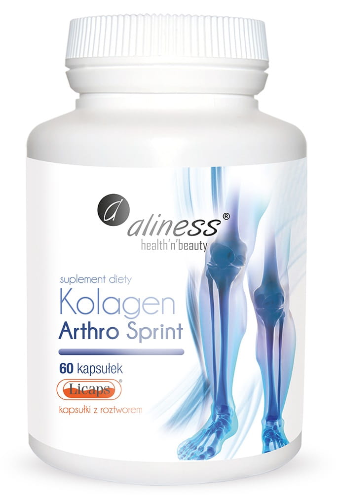 Aliness, Kolagen Arthro Sprint 60kaps. aktywny tryb życia