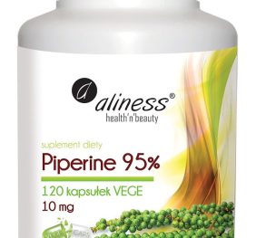 Aliness, Piperine 95% 10mg  120kaps.  wspomaga proces odchudzania