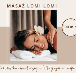 Voucher na Lomi Lomi hawajski masaż 90 min