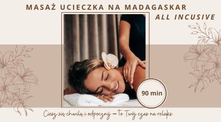 Voucher na masaż Ucieczka na Madagaskar all inclusive