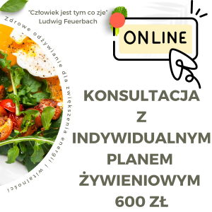 Konsultacja z indywidualnym planem żywieniowym